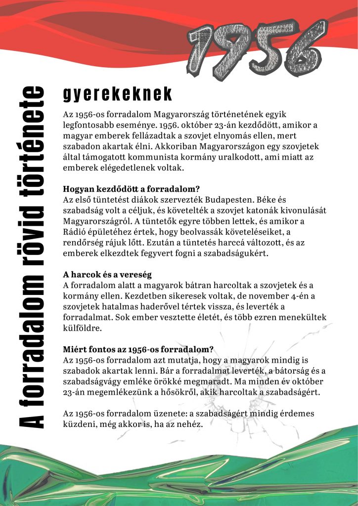 Az 1956-os forradalom – Amit egy alsósnak is érdemes tudni